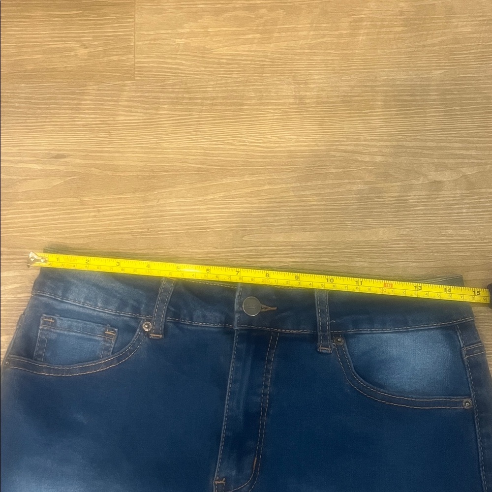 Bleu Blue denim Jean Knee-Length Skirt for Casual Wear Size 6 - Picture 9 of 14